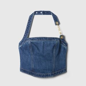 Cult gaia, gap collaboration denim bustier. size 8 and 10
